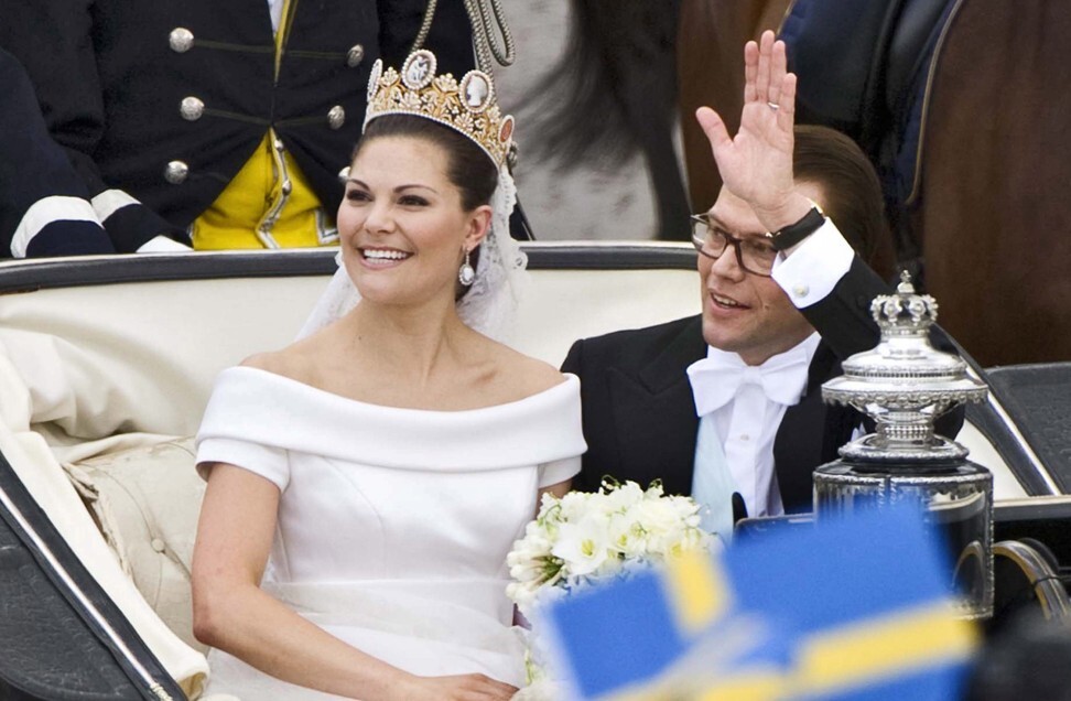 Sweden’s Crown Princess Victoria and Prince Daniel Westling, Duke of Vastergotland after their wedding in 2010. Photo: EPA