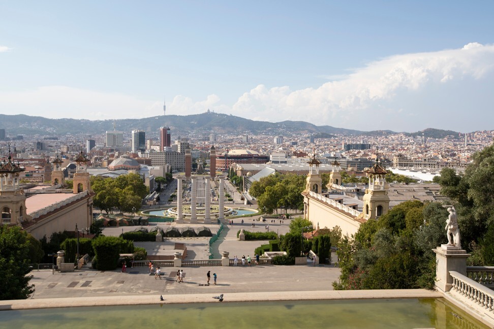 Normally thronged with tourists, Barcelona’s squares and landmarks are being reclaimed by locals. Photo: Matilde Gattoni