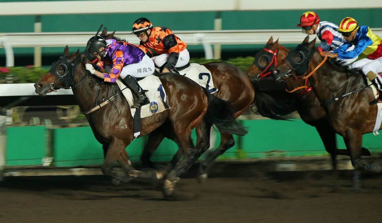 Demons Rock dashes clear to victory under Jerry Chau at Sha Tin.