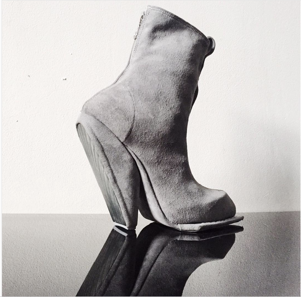 A shoe prototype created by Firdaos Pidau.