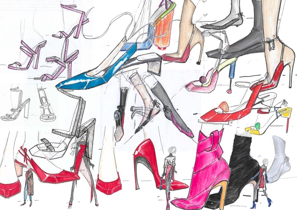 Italian Shoe Designer shoe design fashion shoe sketches fashion design  sketches shoes