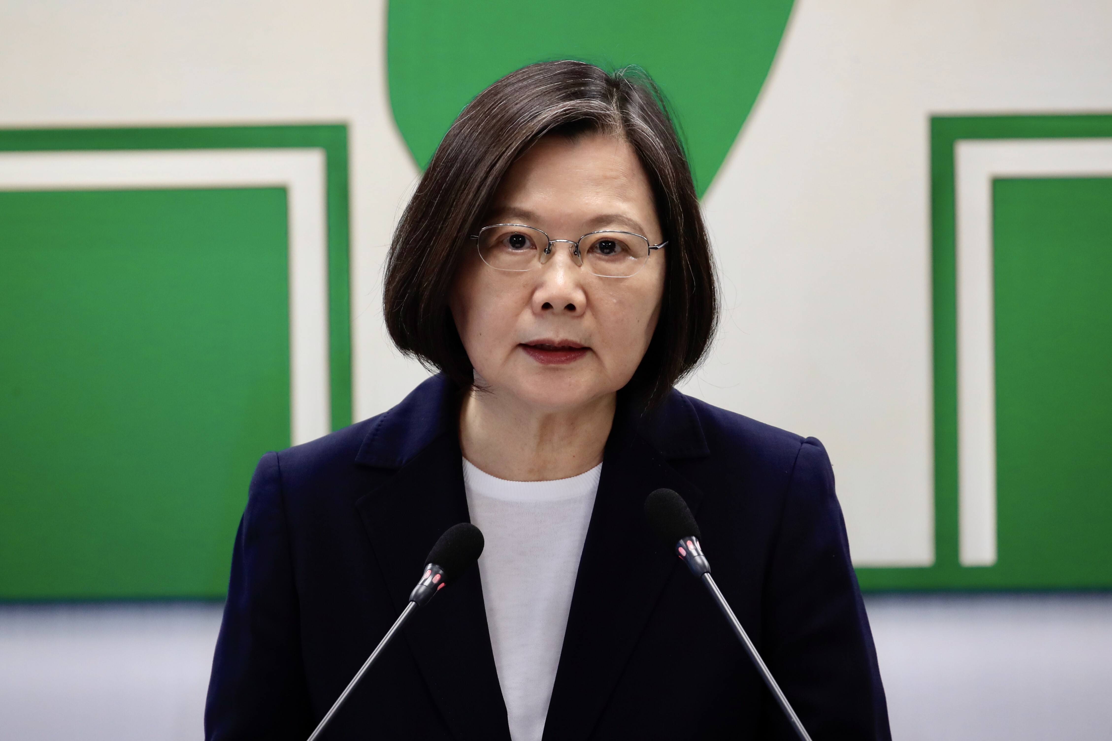 Taiwan’s presidential office says Tsai Ing-wen will offer her congratulations to the winner of the US election once it has been decided. Photo: EPA-EFE