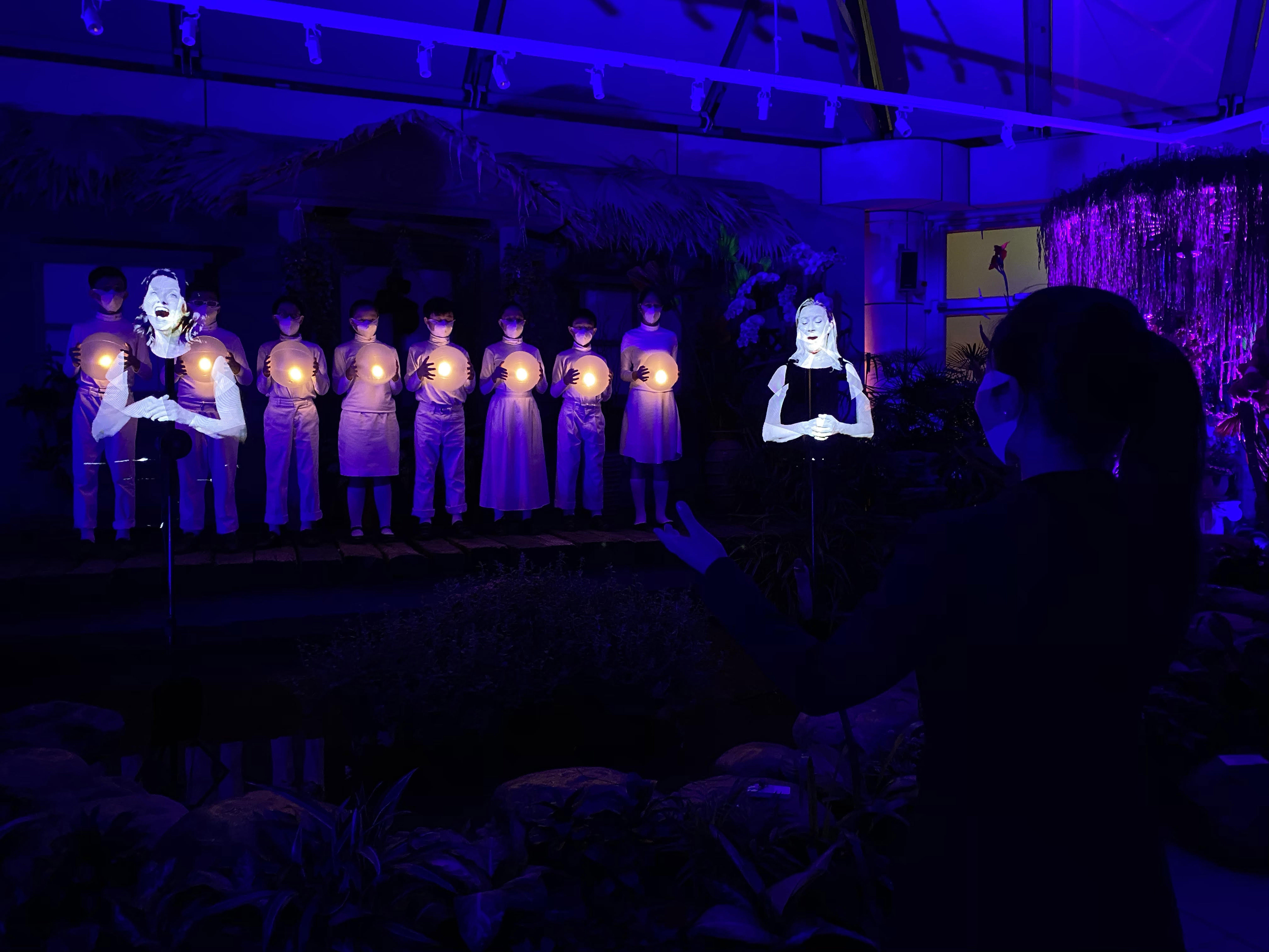 Hong Kong’s virtual reality night production, Aria, sees members of Denmark’s vocal ensemble, Theatre of Voices, appear via hologram alongside a live performance by the Hong Kong Children’s Choir.
