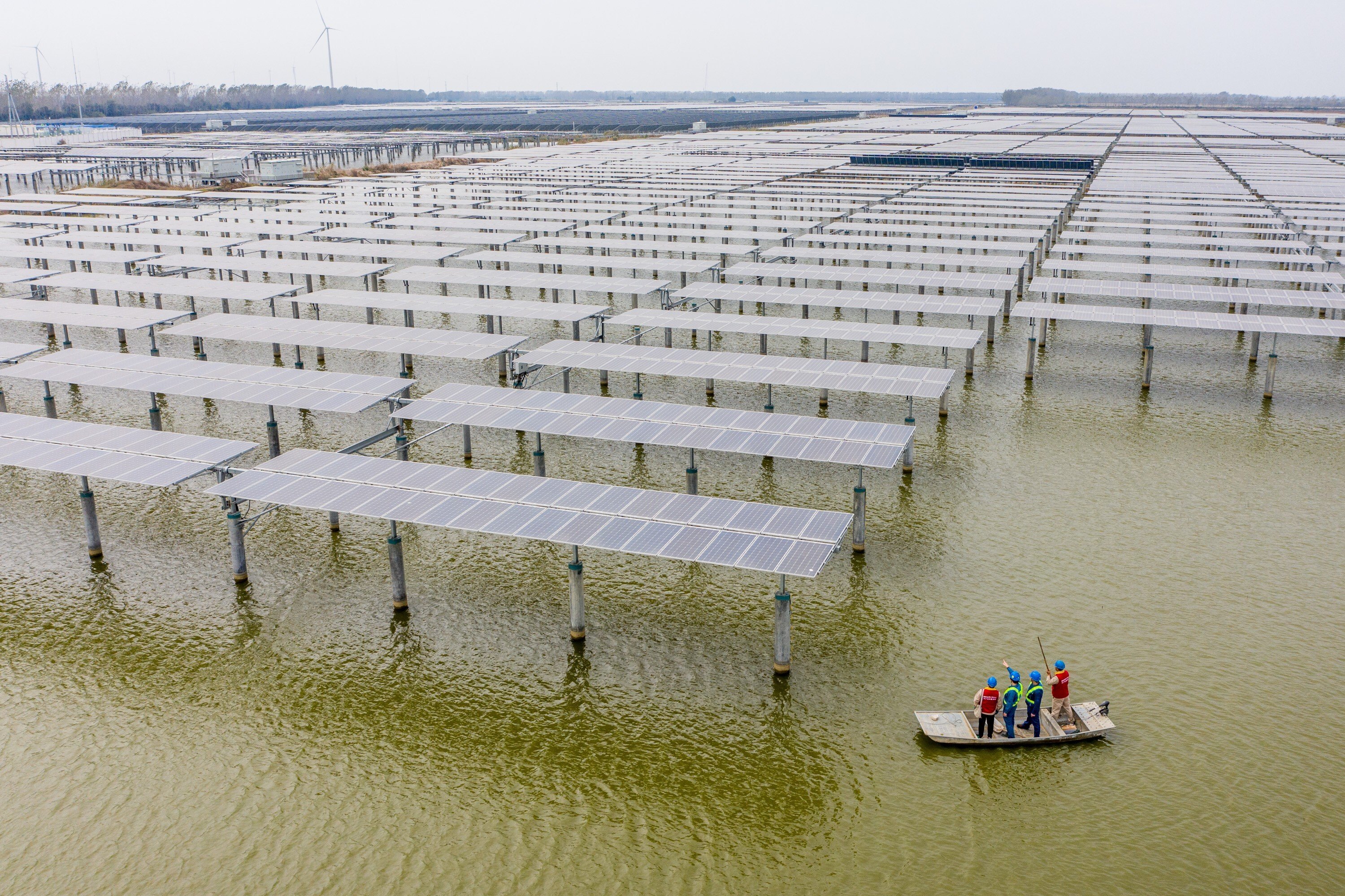 Green technologies that can help cut pollution and repair the environment are also priorities in China’s new five-year plan. Photo: Xinhua
