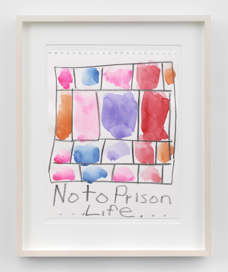A painting from Stanley Whitney from his No to Prison Life paper series. Photo: courtesy of Stanley Whitney