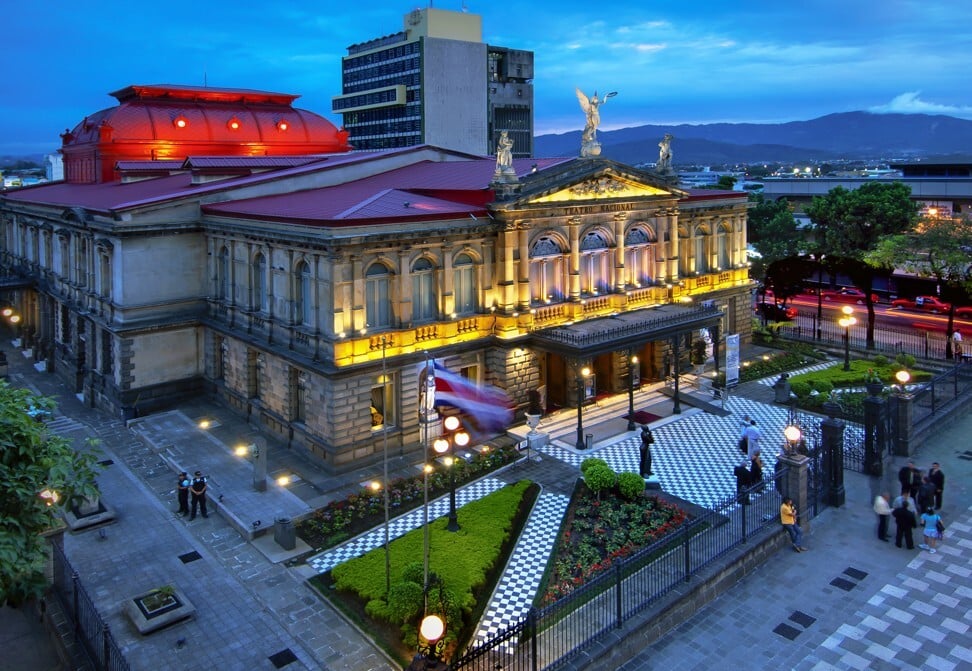 The National Theatre of Costa Rica, in San Jose. Photo: Getty Images