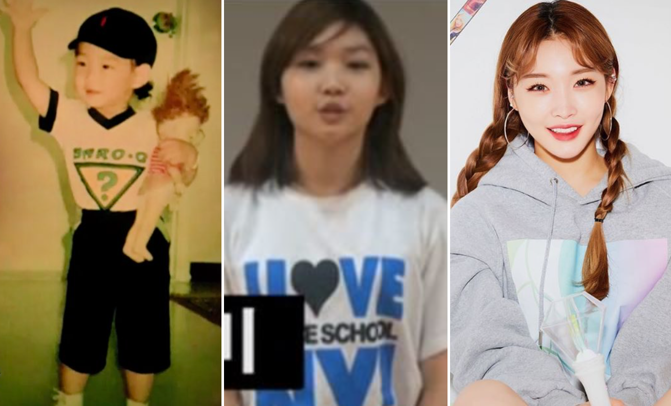 From cute, Texas-bound toddler, to teen dance sensation, to bona fide idol – Chungha through the years. Photo: @Byulharang_209, @dearIOIinfo/Twitter; @chungha_official/Instagram