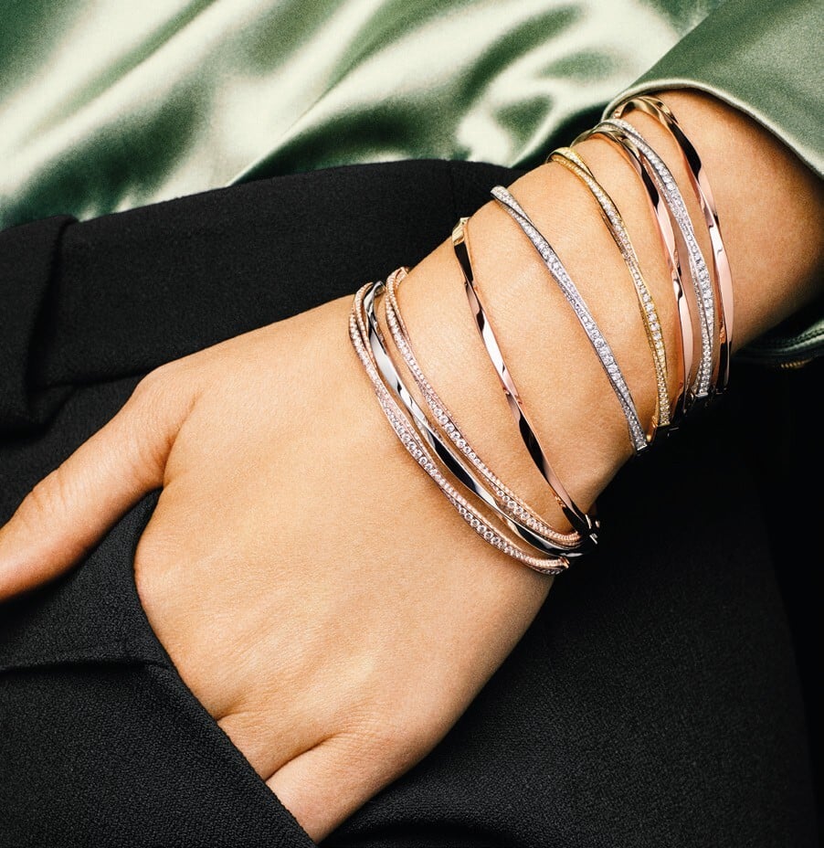 The Spiral collection from Graff offers pendants, rings and earrings that go with everyday wear as well as they do with formal attire. Photo: Graff