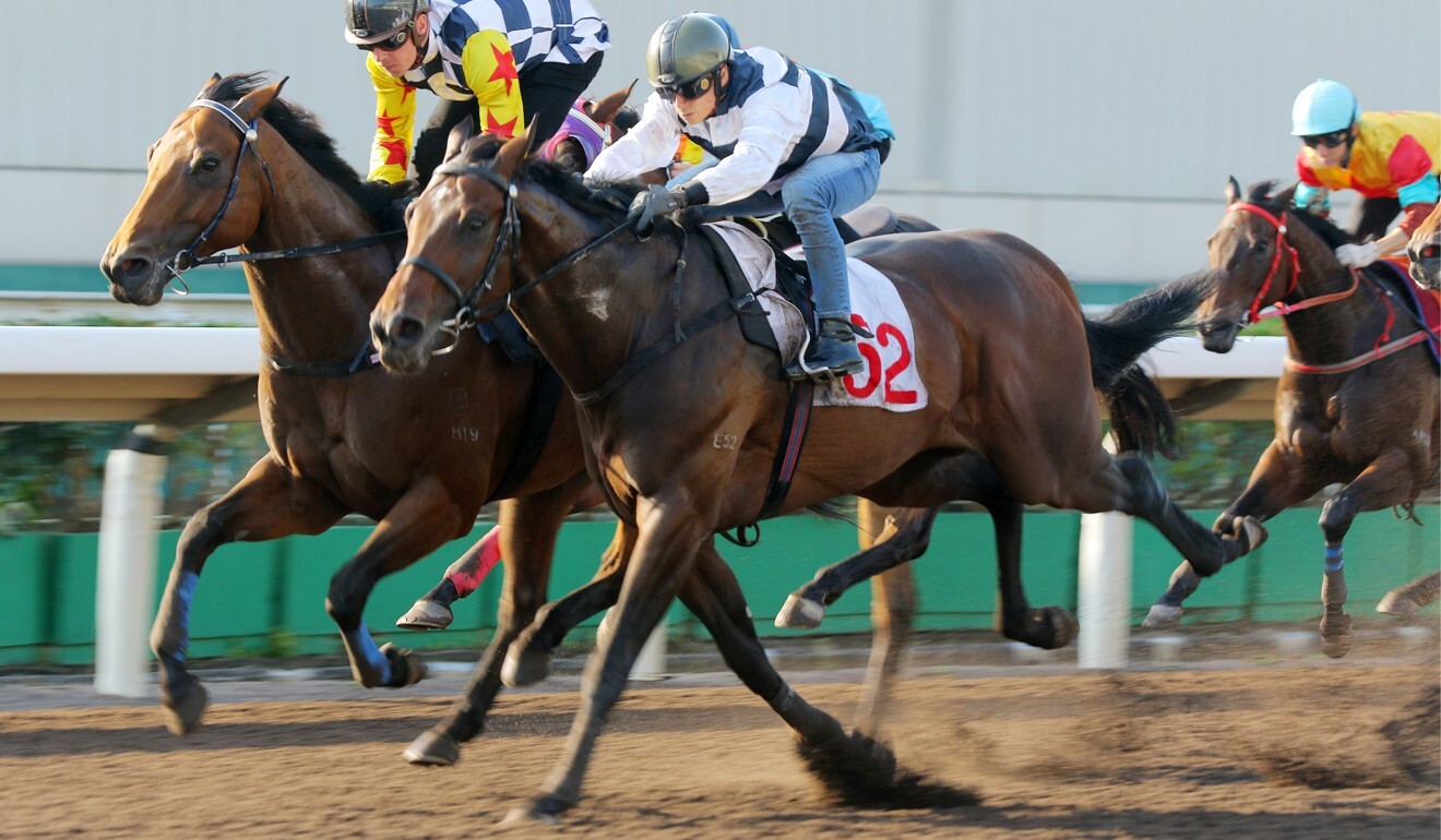 Panfield wins a trial at Sha Tin earlier this month.