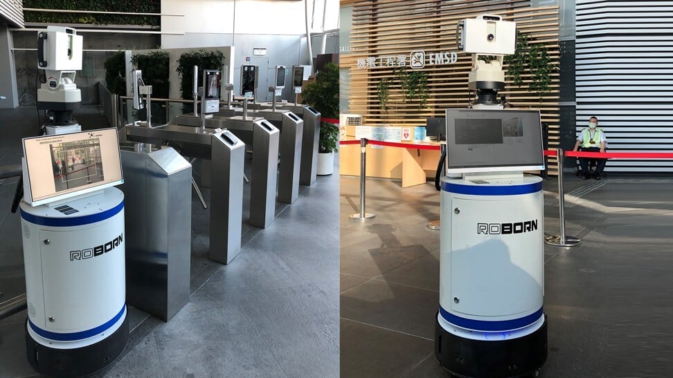 Roborn Technology’s PEP3000 robot is now being used to scan people for signs of fever in a number of Hong Kong government premises.