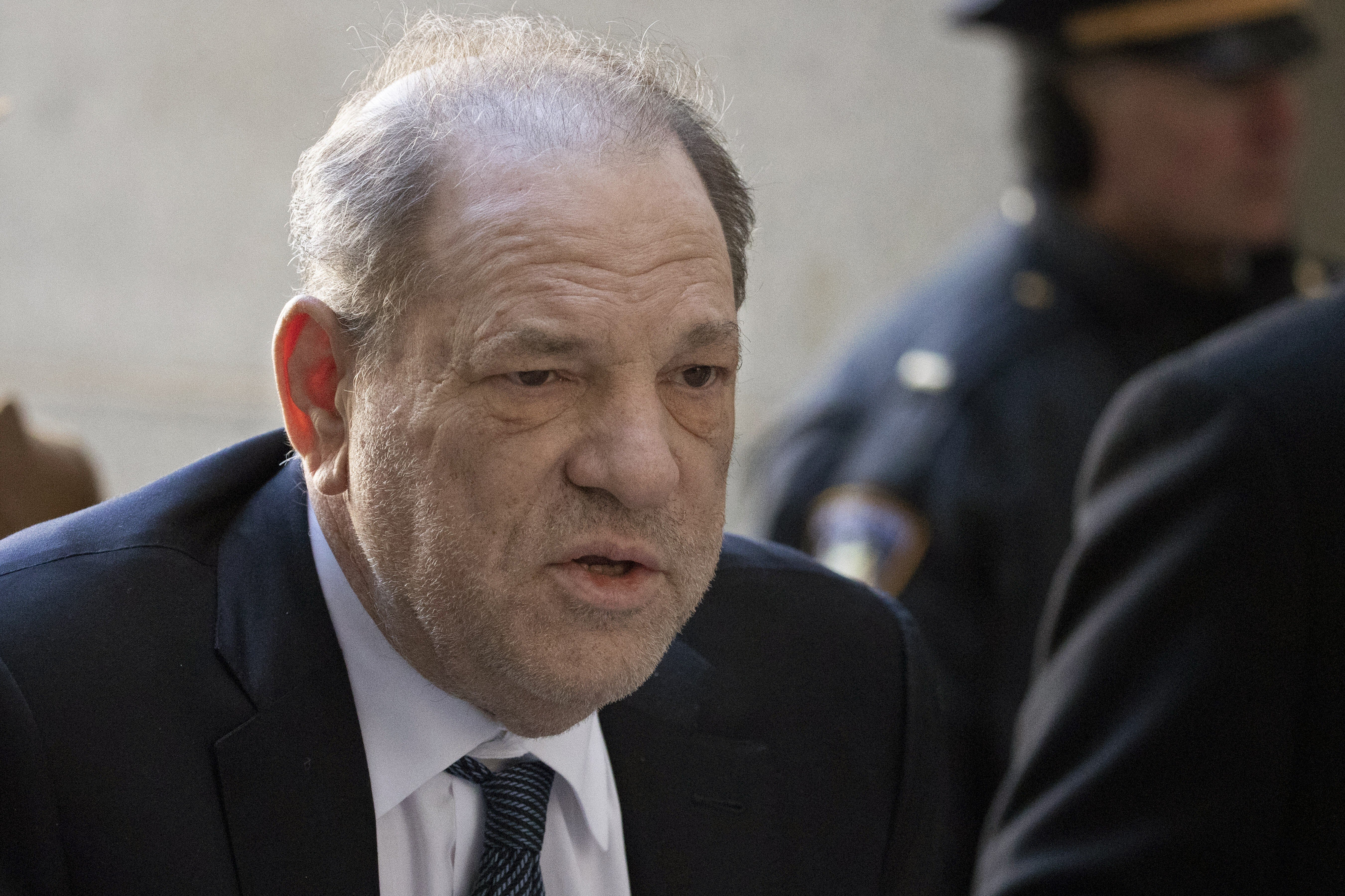 Harvey Weinstein at a Manhattan court in New York in February. File photo: AP