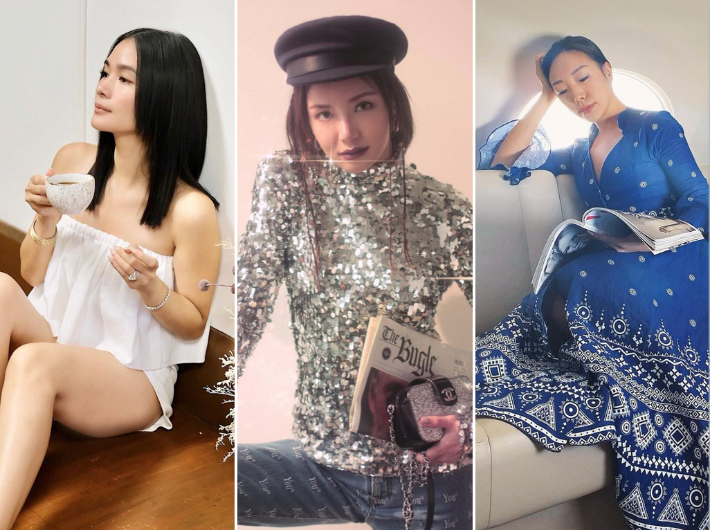Heart Evangelista, Kim Lim and Feiping Chang – yes they’re ultra glamorous, but surprisingly normal too. Photo: @iamhearte @kimlimhl @xoxofei/Instagram