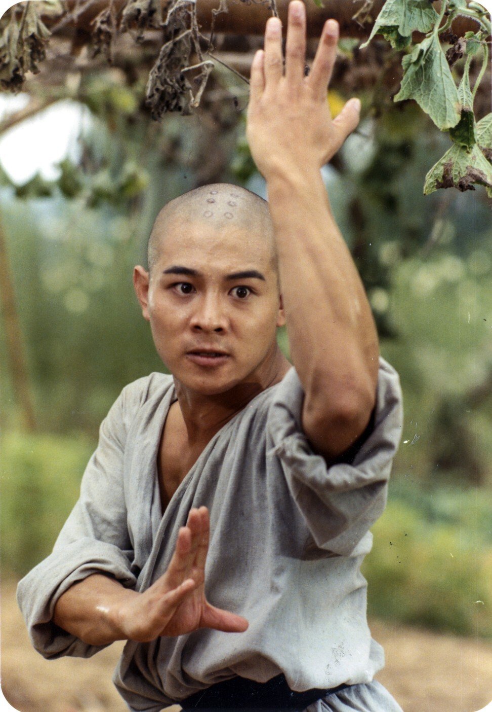 Jet Li in a still from Martial Arts of Shaolin (1986). Photo: Shaw Brothers Studio