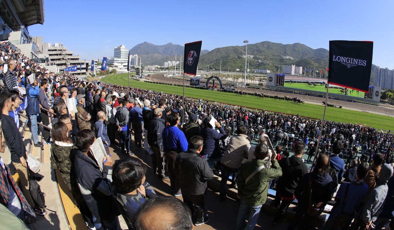 Fans pack the stands at the 2019 Hong Kong International Races.