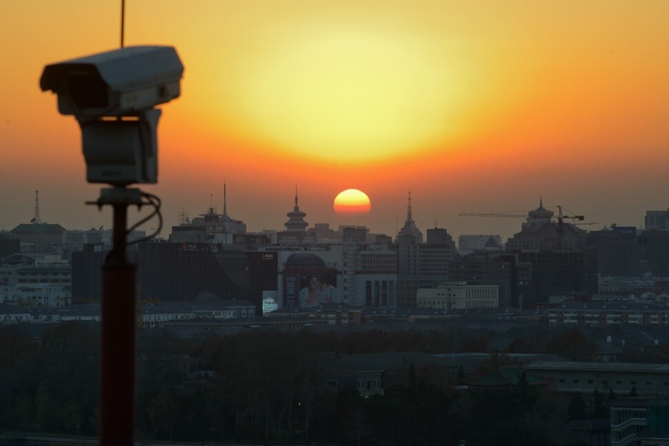 In Beijing, there are roughly 56 cameras per 1,000 people. Photo: AFP
