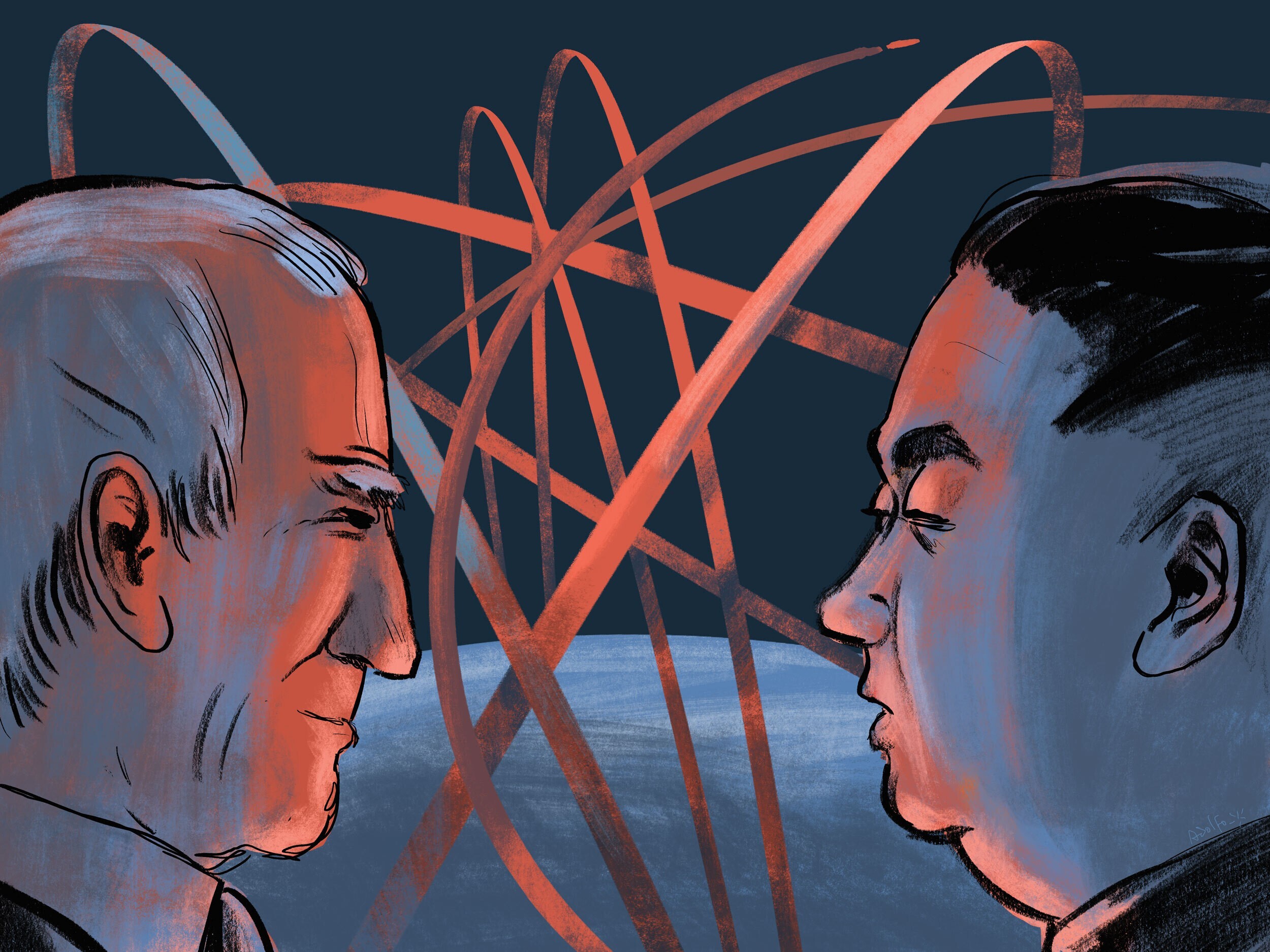 Analysts are unsure which carrots and which sticks, if any, the Biden administration will use. Illustration: Adolfo Arranz