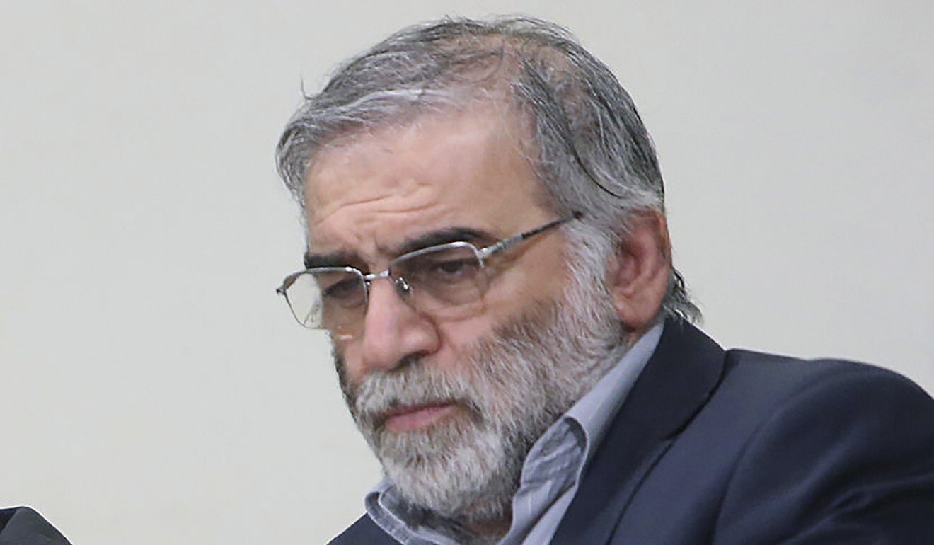 Slain Iranian nuclear scientist Mohsen Fakhrizadeh. Photo: Office of the Iranian Supreme Leader via AP