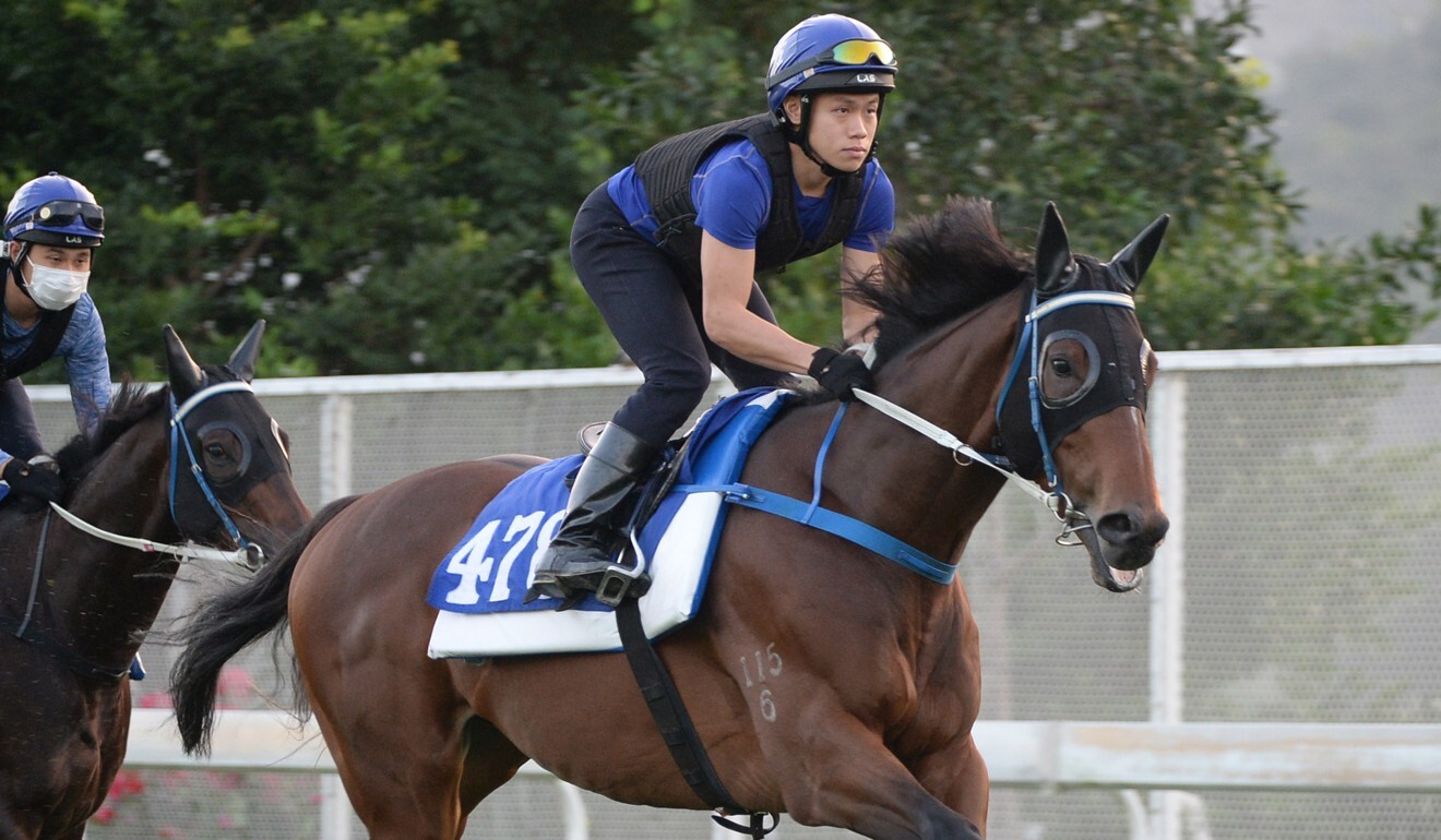 Sky Darci works at Sha Tin during the week.