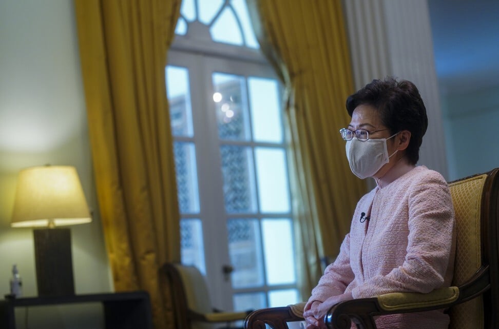 Carrie Lam says she is back to her old self after the tumult of 2019. Photo: Sam Tsang