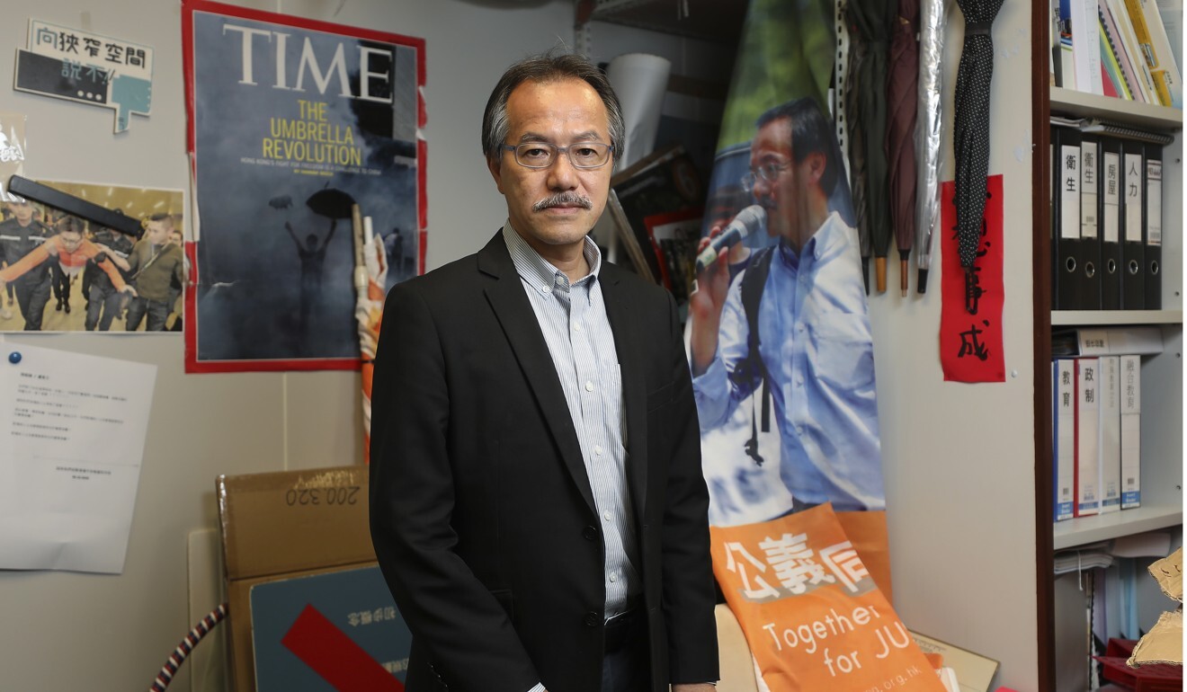 Fernando Cheung at his office at Legco on November 18. Photo: Xiaomei Chen