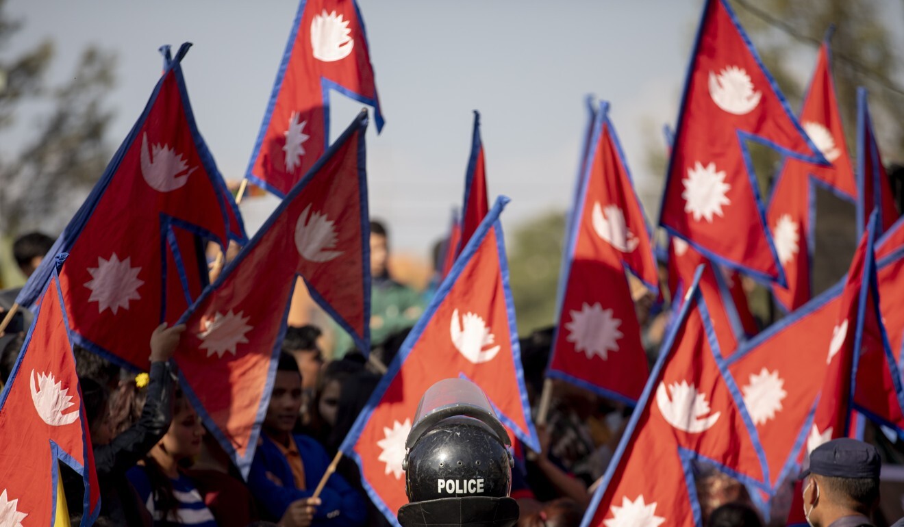 An anti-India protest in Kathmandu, Nepal, in 2019. Photo: EPA