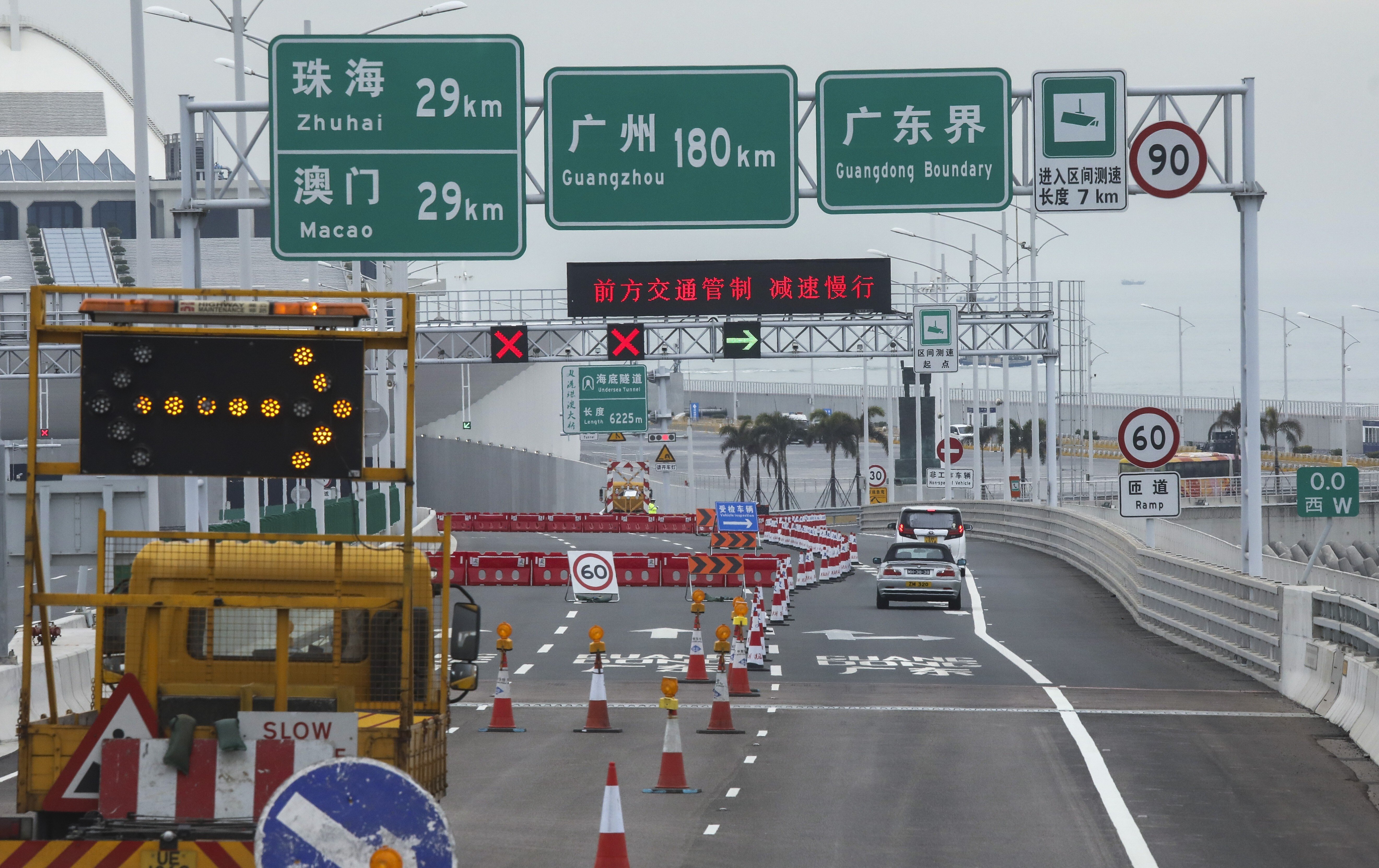 The Hong Kong-Zhuhai-Macau Bridge is the world’s longest sea link. Photo: Dickson Lee
