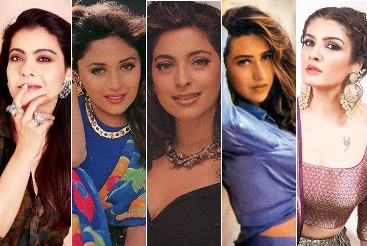 Before Priyanka Chopra and Aishwarya Rai, 5 actresses reigned Bollywood in  the 90s – Kajol, Madhuri Dixit, Raveena Tandon, Juhi Chawla and Karisma  Kapoor | South China Morning Post