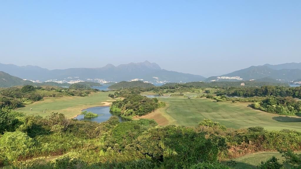 The North Course, one of three 18-hole courses, at the Kau Sai Chau public facility in Sai Kung. Photo: SCMP
