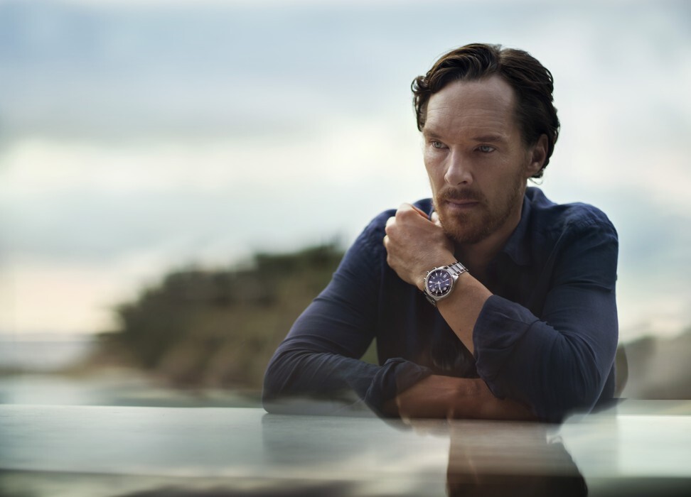 Benedict Cumberbatch sporting the Jaeger-LeCoultre Polaris Mariner Memovox watch. Photo: Jaeger-LeCoultre