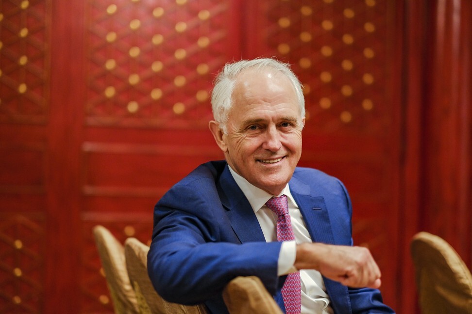 Former Australian prime minister Malcolm Turnbull said Beijing’s gripes against Canberra essentially amounted to “complaining in many respects about Australia being a democracy”. Photo: SCMP