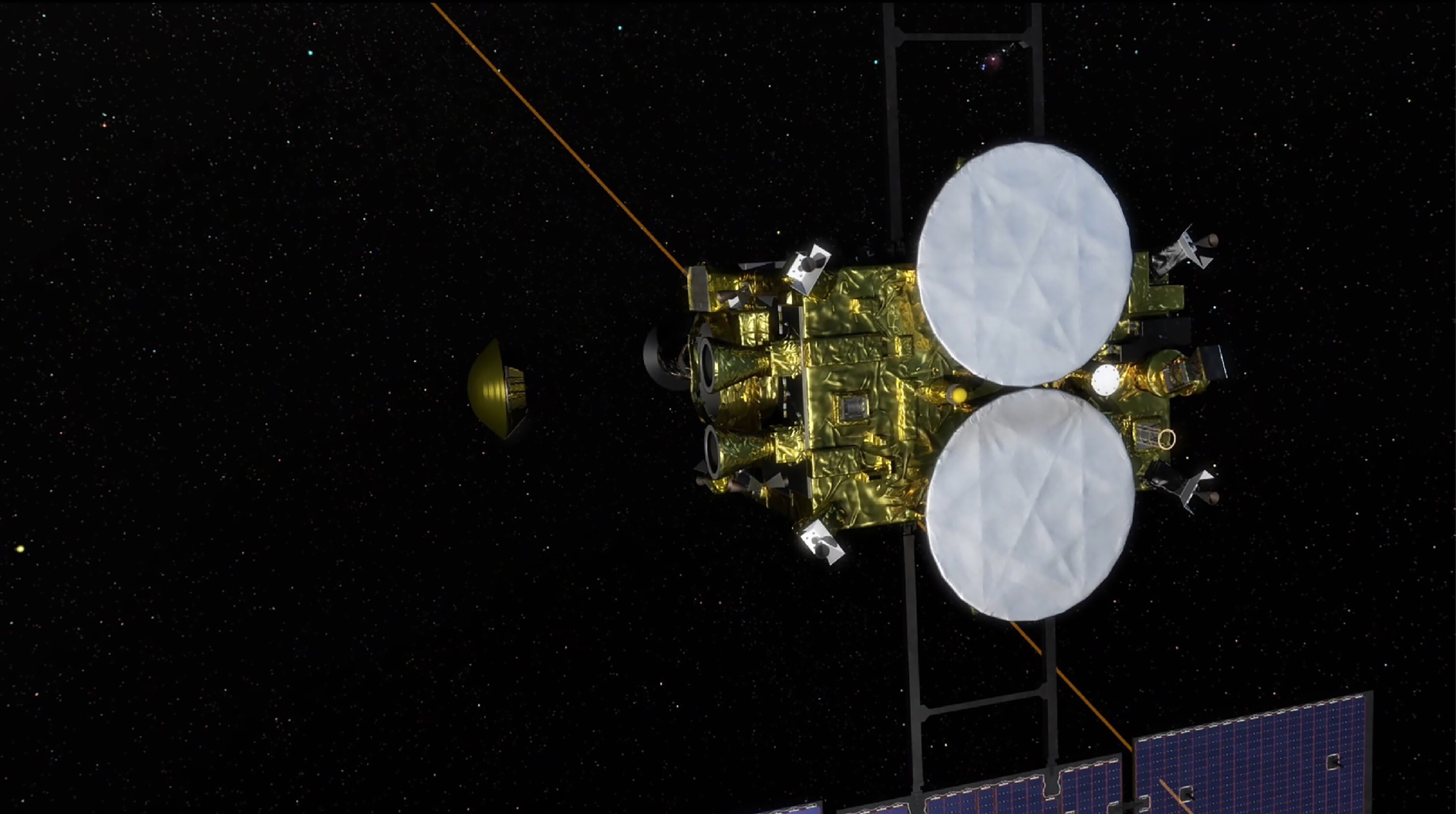 Asteroid Probe Landing And Researching