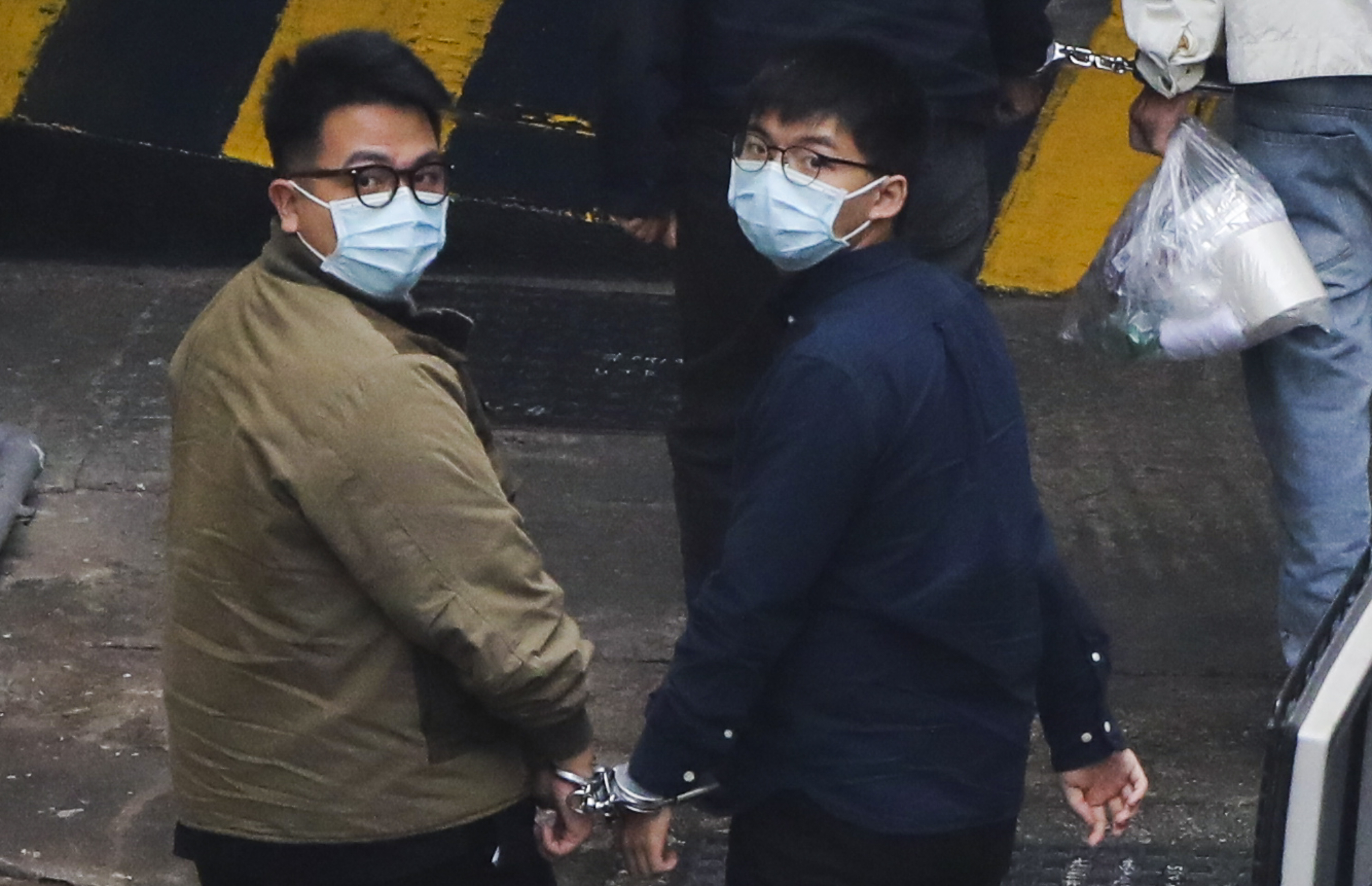 Ivan Lam and Joshua Wong were among those jailed this week, triggering a supportive statement for the defendants from the US. Photo: Winson Wong