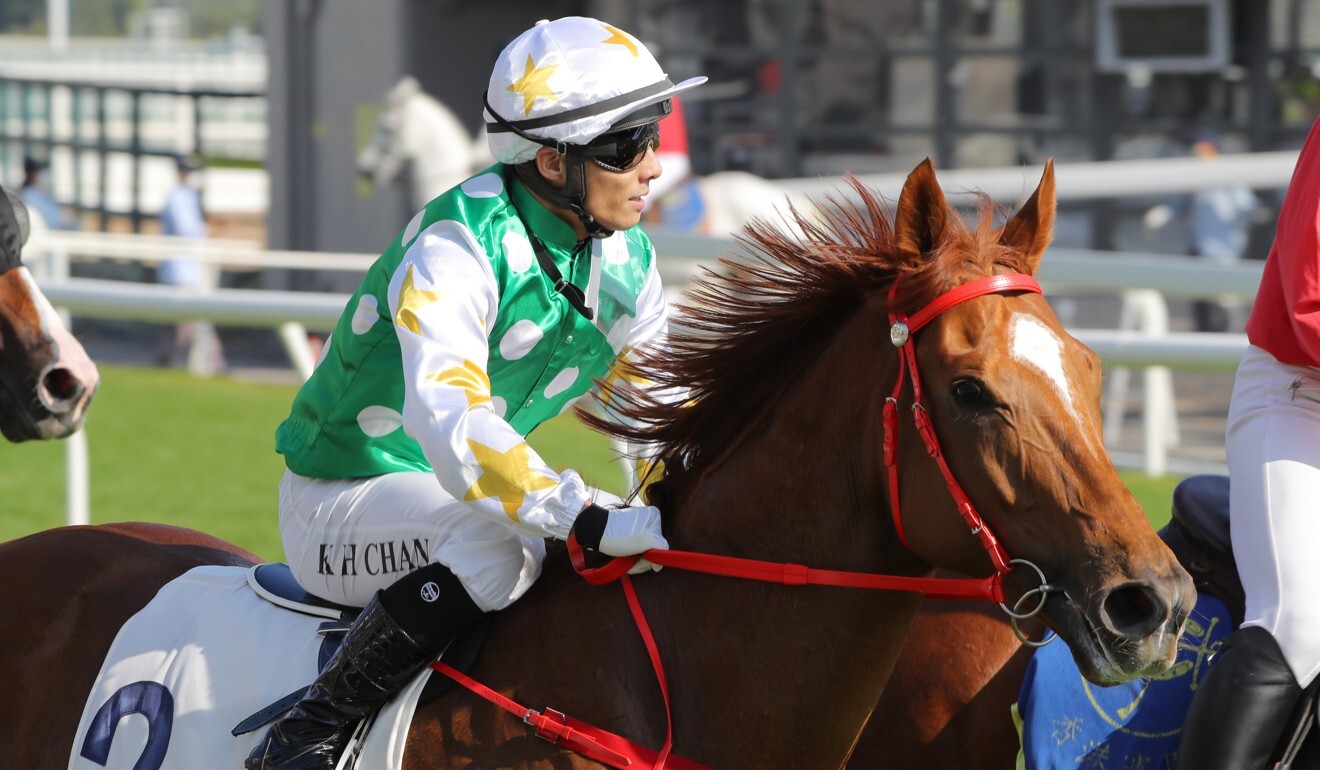 Alfred Chan and Golfman Star head for the winner’s circle.