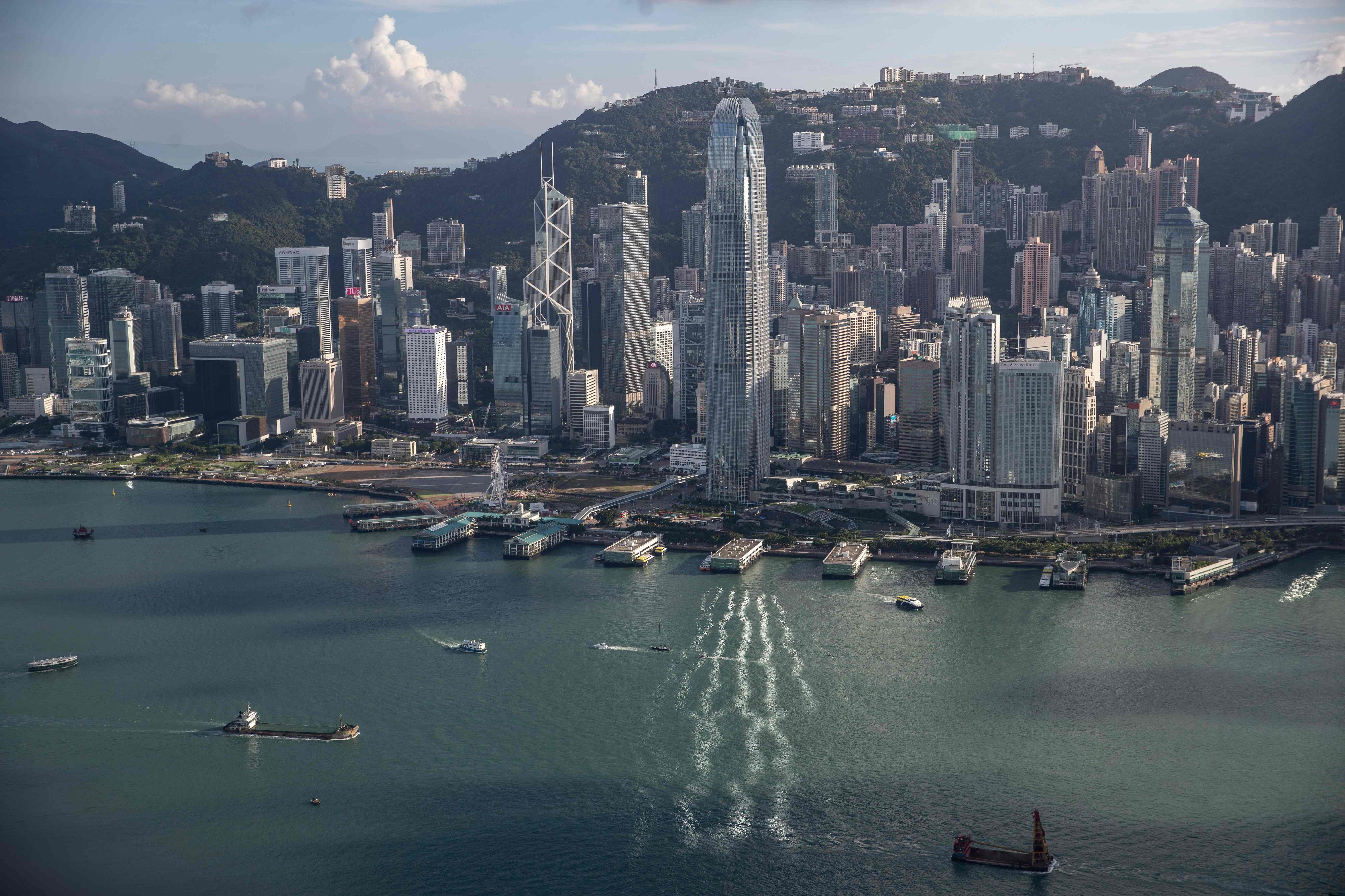 Hong Kong stocks started on a weak note on Monday. Photo: AFP