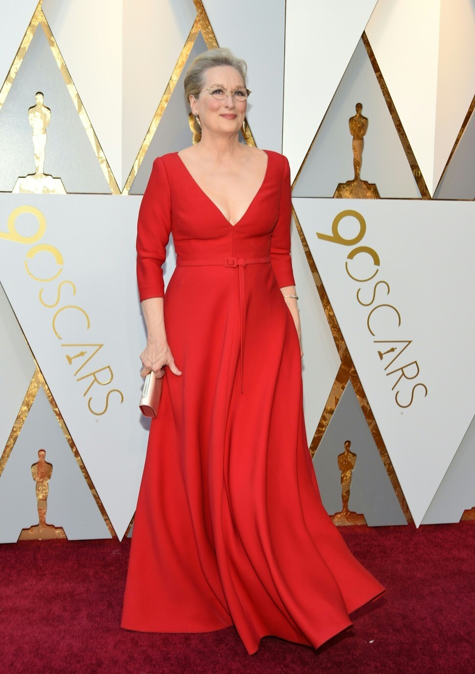Actress Meryl Streep arrives for the 90th Annual Academy Awards in 2018. Photo: AFP