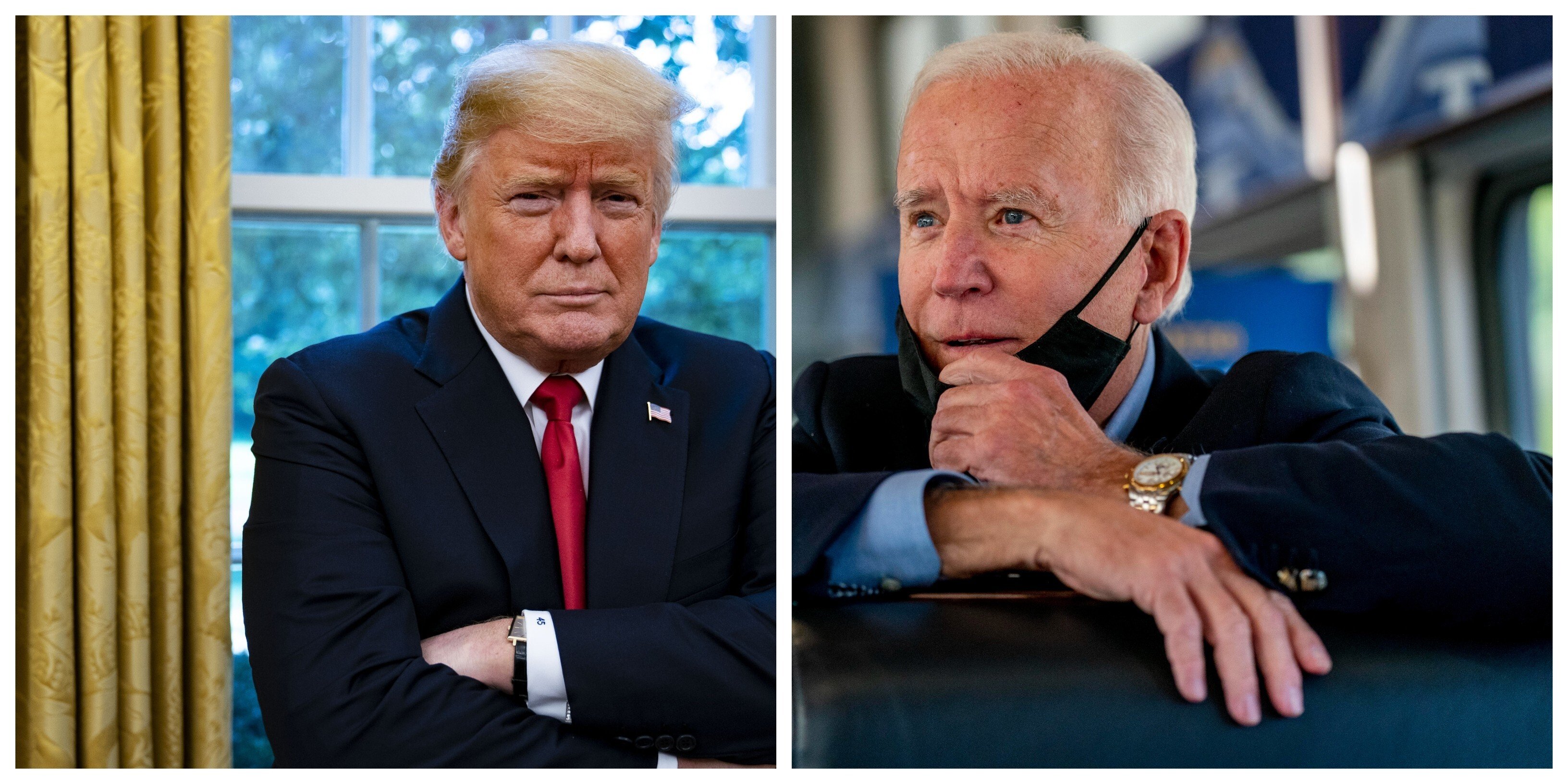 If there’s one thing Donald Trump and Joe Biden can agree on, it might just be their interest in timepieces. Photos: SCMP Archives