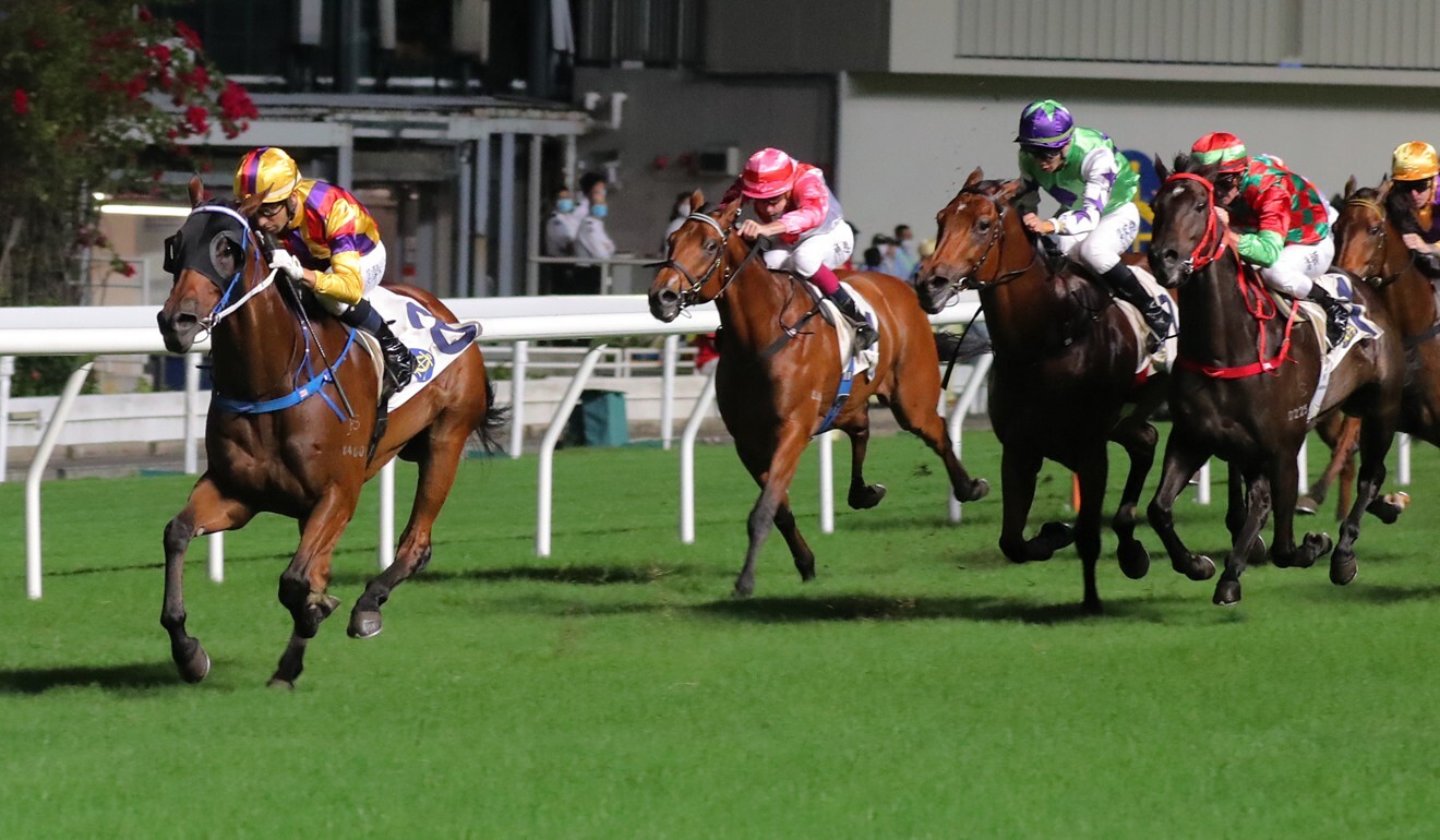 Royal Racer wins easily at Happy Valley last month.