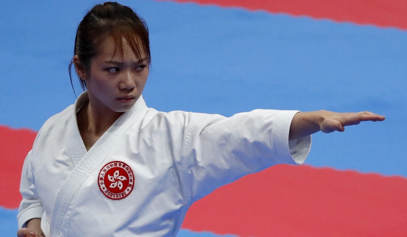 Grace Lau in the women’s kata at the 2018 Asian Games. Photo: Reuters