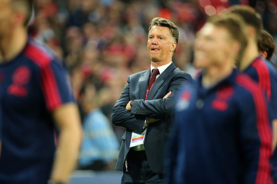 Louis van Gaal was the last United manager to oversee a loss to German opposition. United’s league form nose-dived after the loss. Photo: Matthew Ashton - AMA/Getty Images