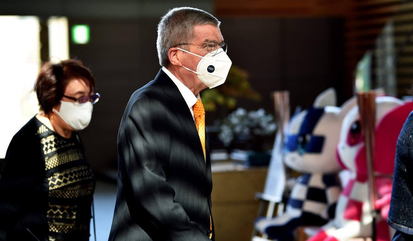 International Olympic Committee president Thomas Bach arrives to meet with Japan's Prime Minister in Tokyo, Japan in November. Photo: EPA