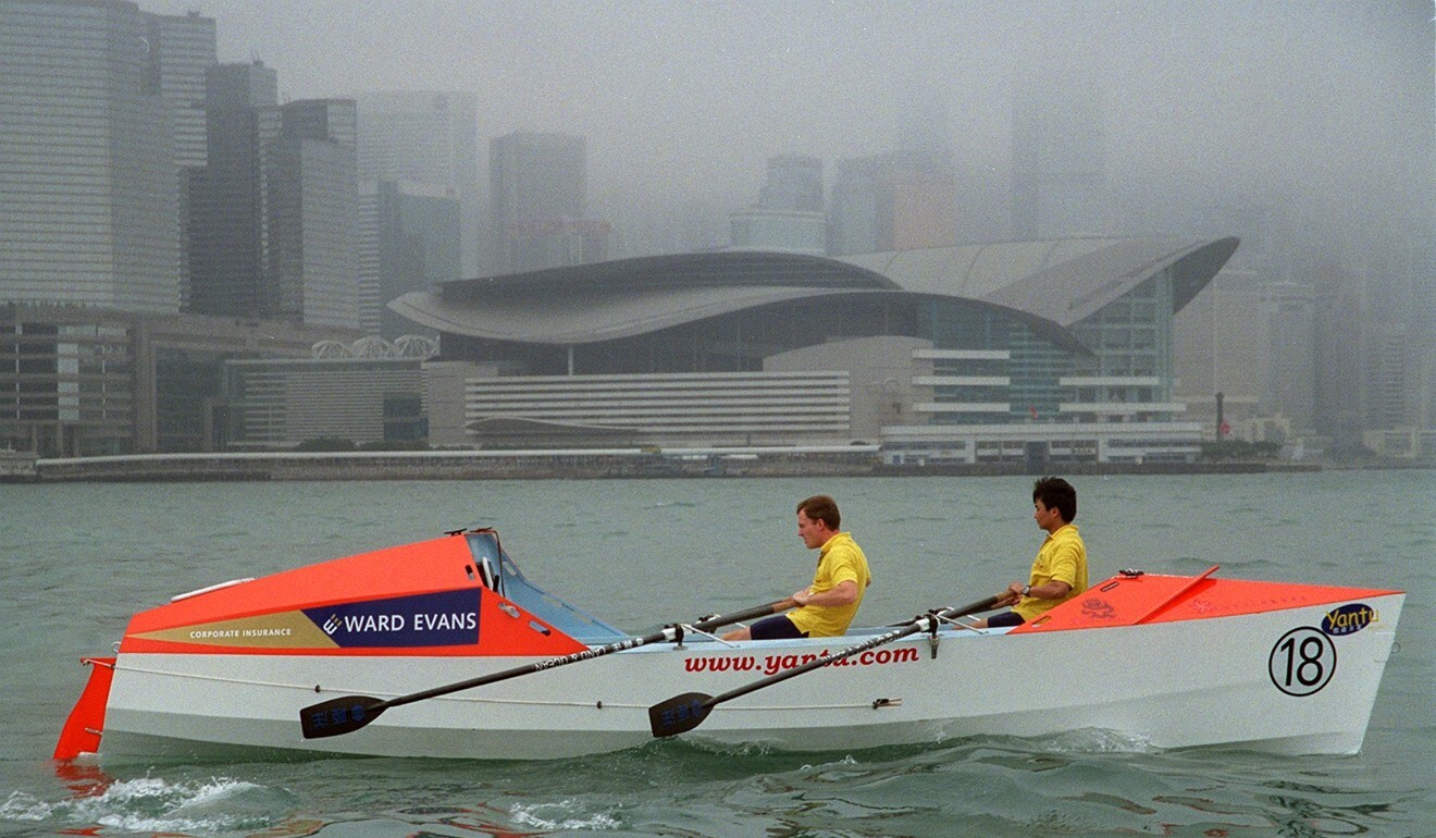 The pair train in Hong Kong in 2001. Photo: SCMP