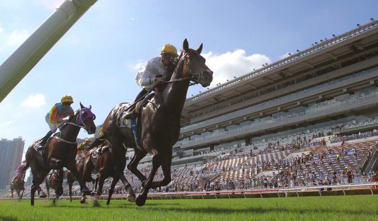 Golden Sixty wins the Group Two Jockey Club Mile at Sha Tin.