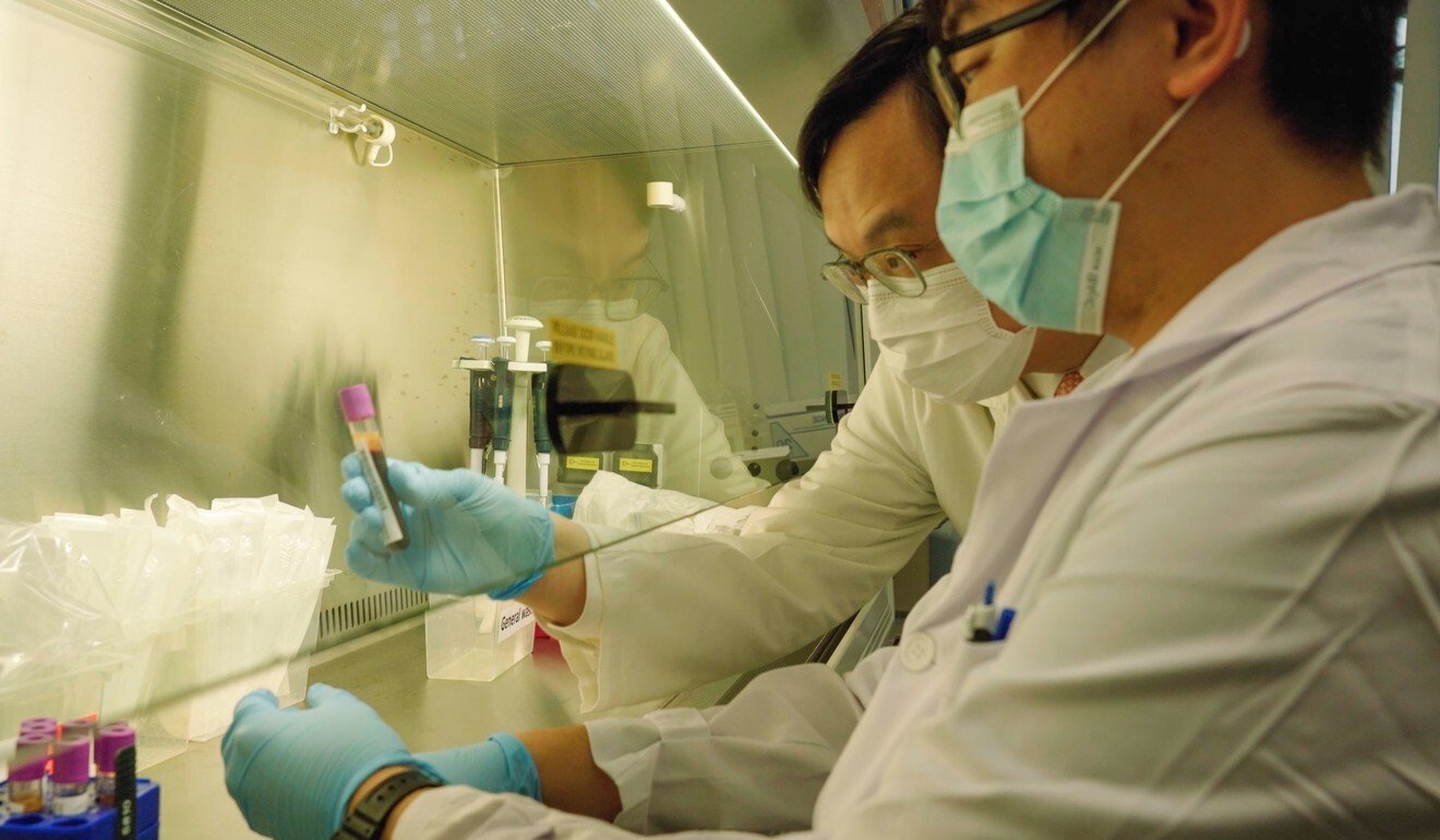 Dennis Lo (left) developed a blood test that can detect dozens of types of cancer from just one sample, which gives patients the chance to have medical treatment when survival rates are high.