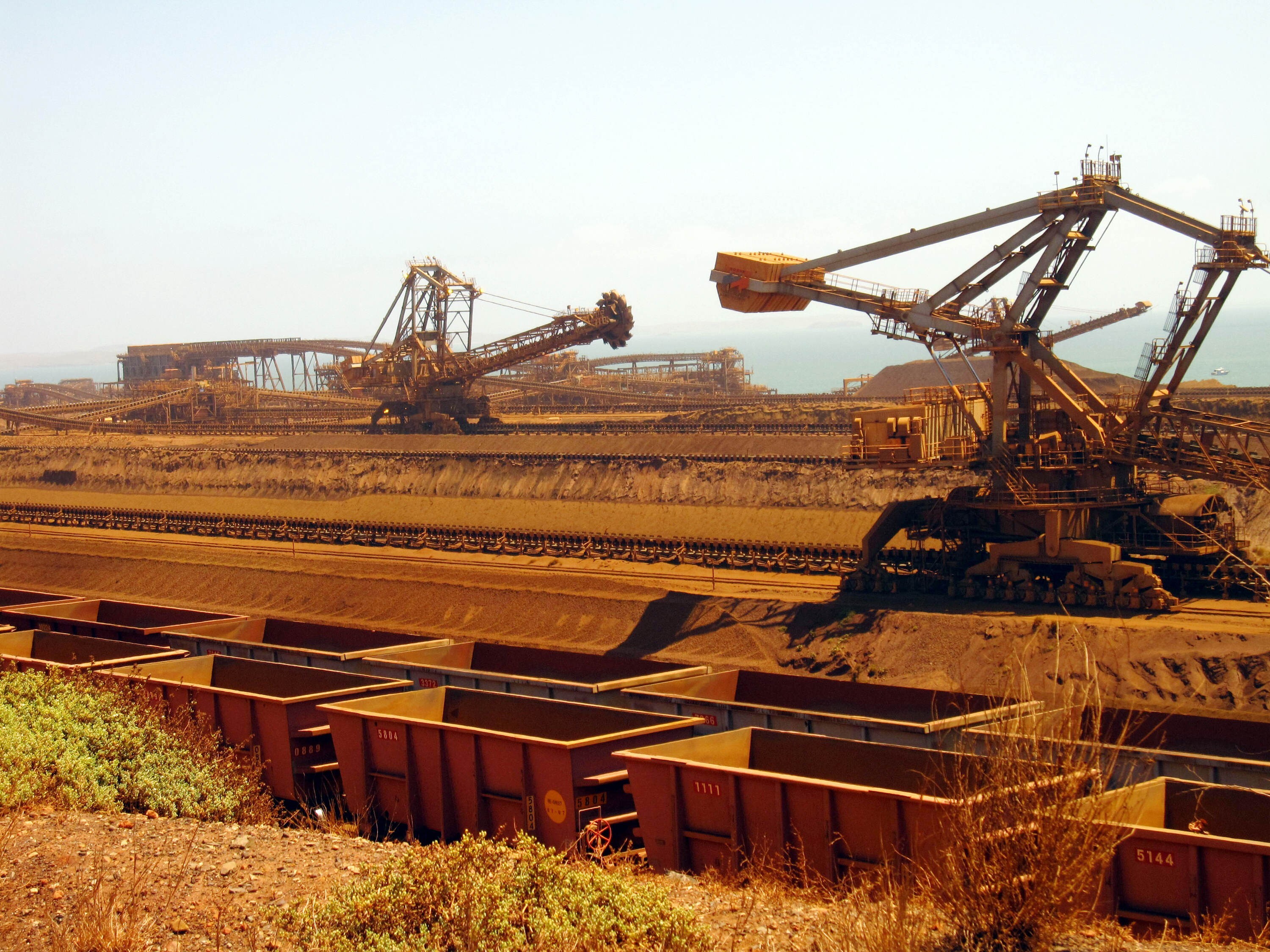China imports about 60 per cent of its iron ore from Australia. Photo: AFP