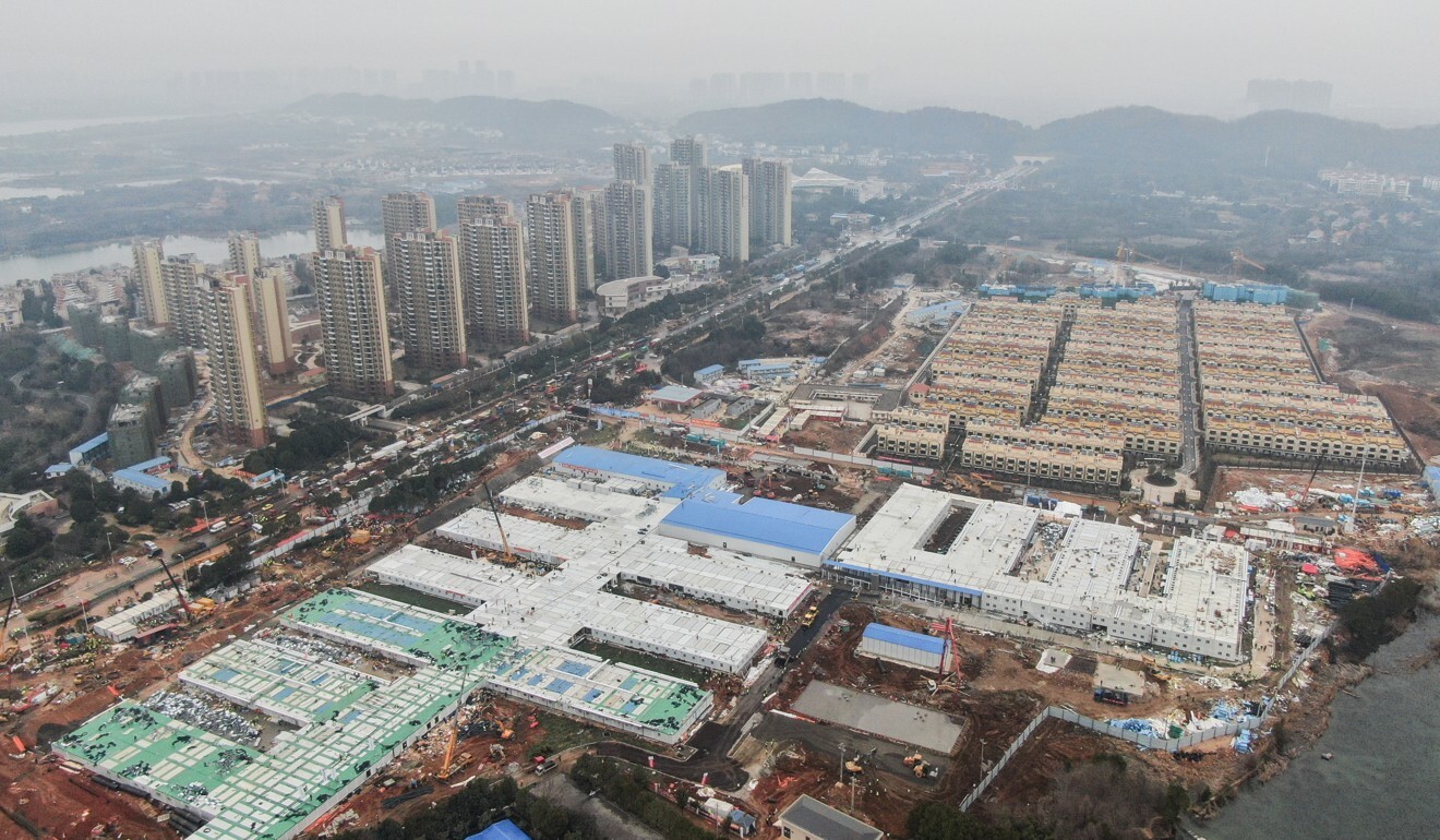 Millions of people tuned in online to watch the live construction of makeshift hospitals in Wuhan as Covid-19 cases skyrocketed in January and February. Photo: Xinhua