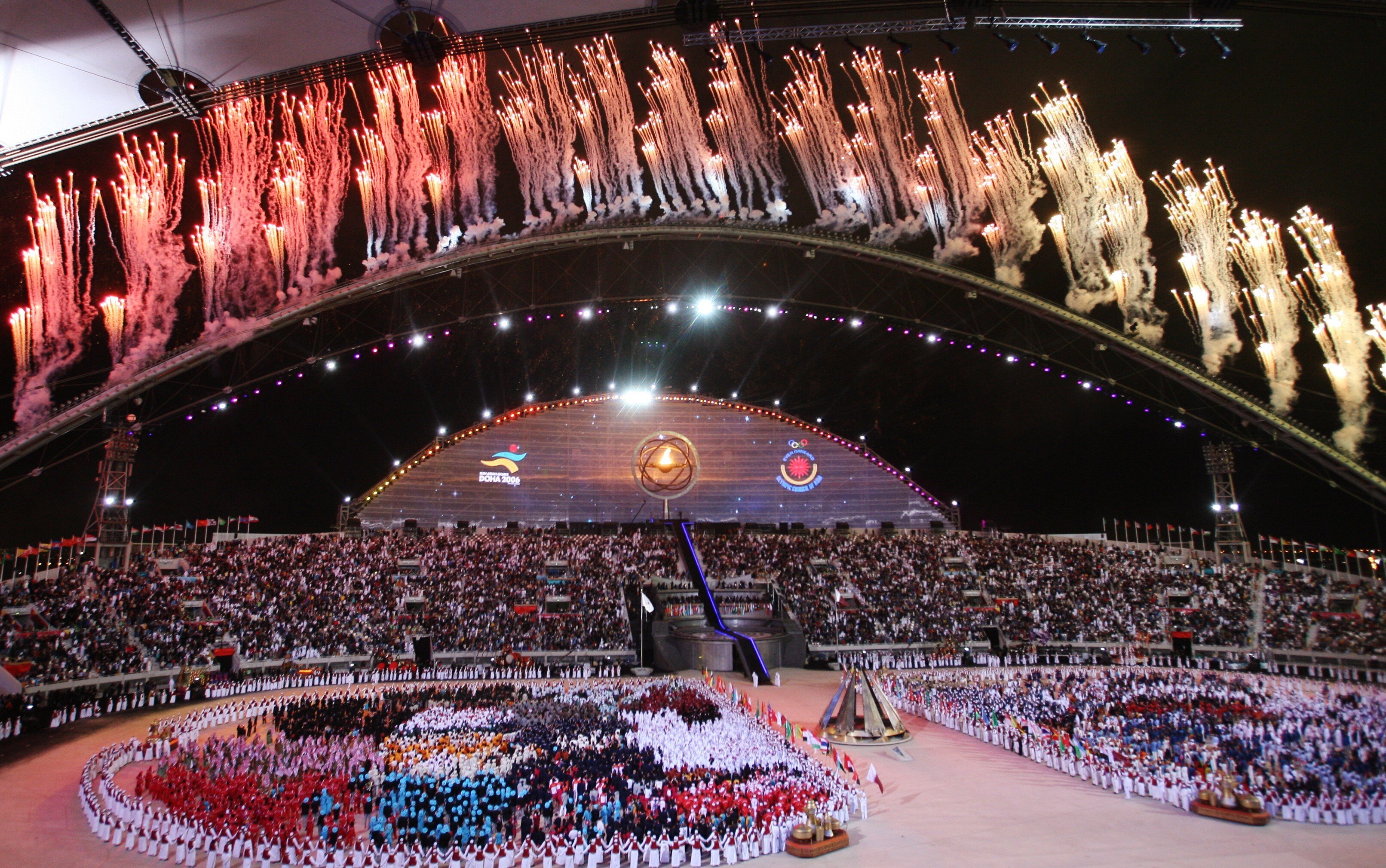 The opening ceremony of the 2006 Asian Games at Khalifa Stadium in Doha. The Qatari capital will be staging the continental games for the second time in 2030. Photo: SCMP