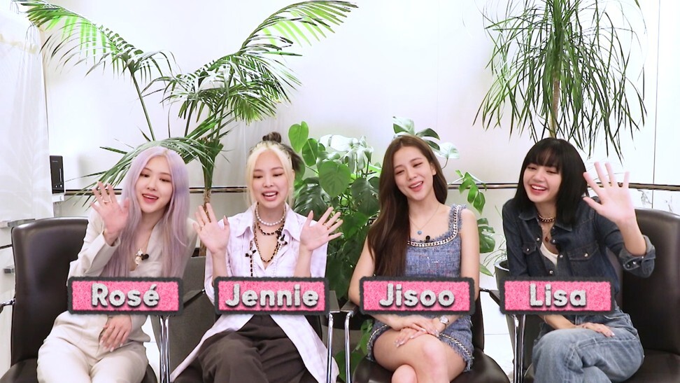 Blackpink during an interview on The Tonight Show with Jimmy Fallon. Photo: NBC/NBCU Photo Bank via Getty Images