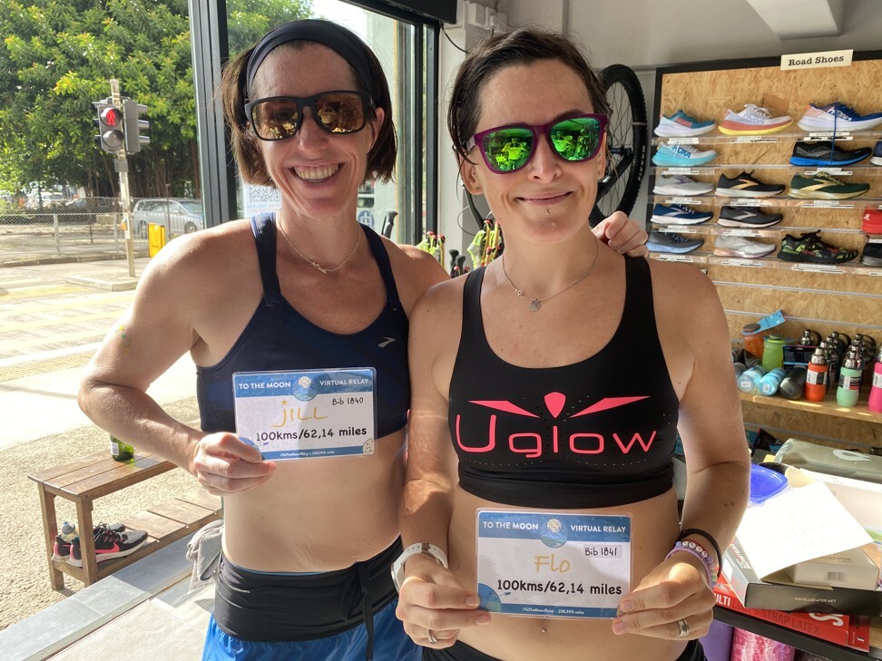 Ultrarunners Floriane Chomette (right) and Jill Mailloux O’Mahony. Photo: Floriane Chomette and Jill Mailloux O’Mahony