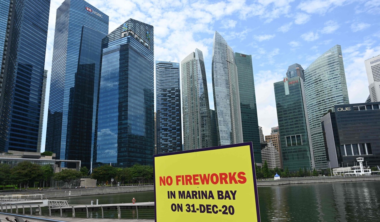 Although Singapore largely has the coronavirus under control, some restrictions on public gatherings are still in force. Photo: AFP