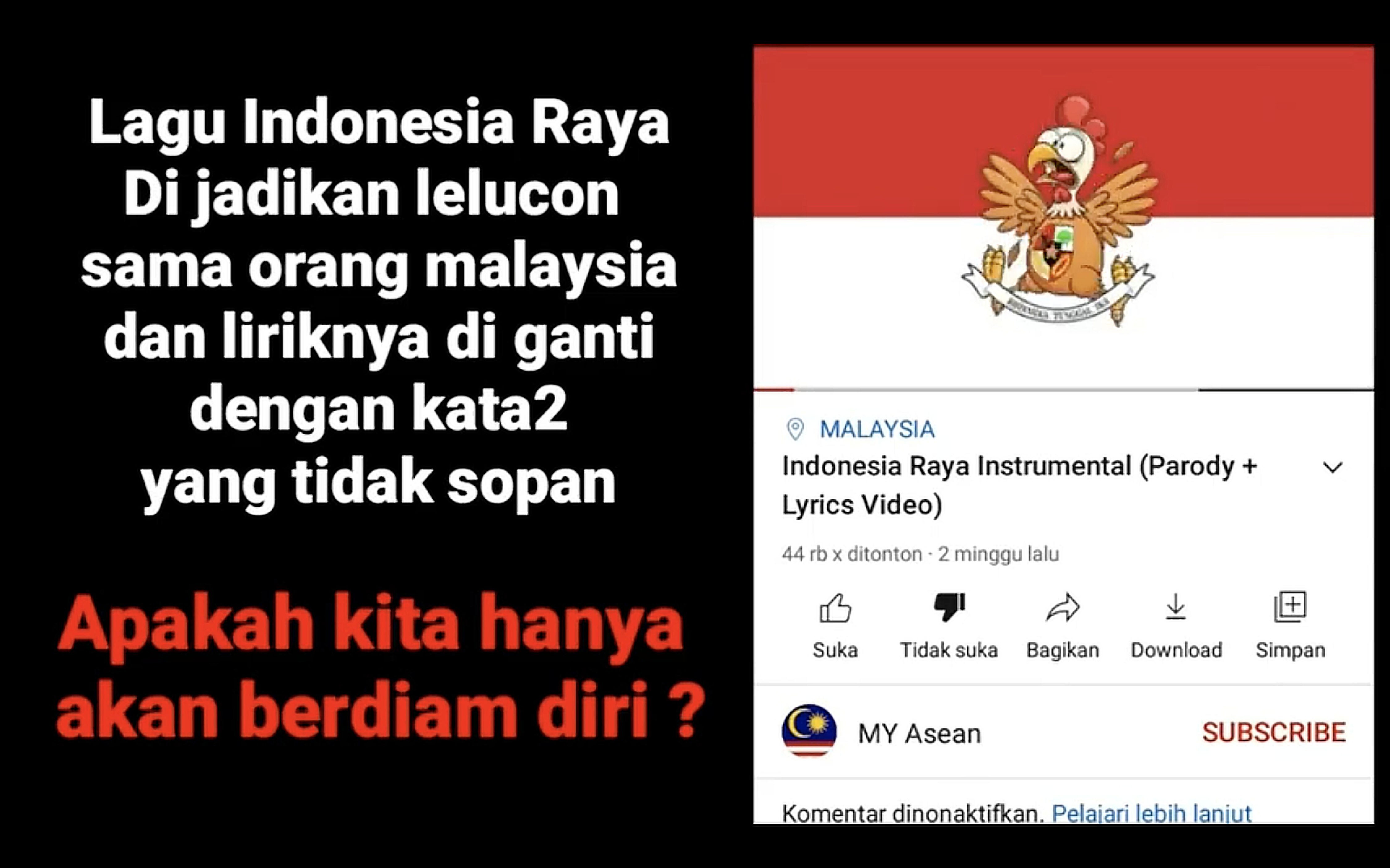 Kita satu malaysia lyrics
